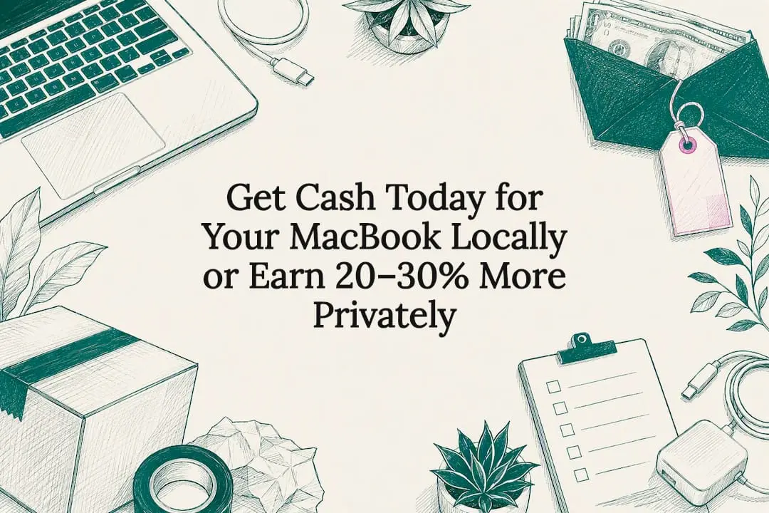 Get Cash Today for Your MacBook Locally or Earn 20–30% More Privately