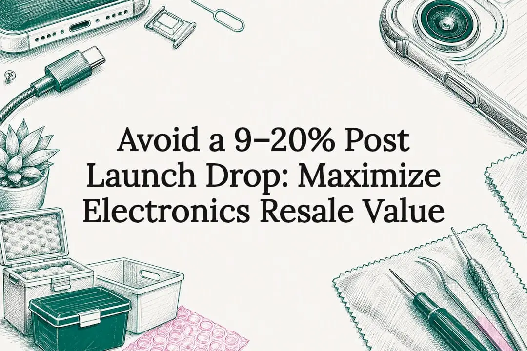 Decorative electronics resale title card