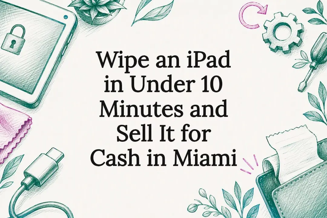 Decorative iPad reset guide title card