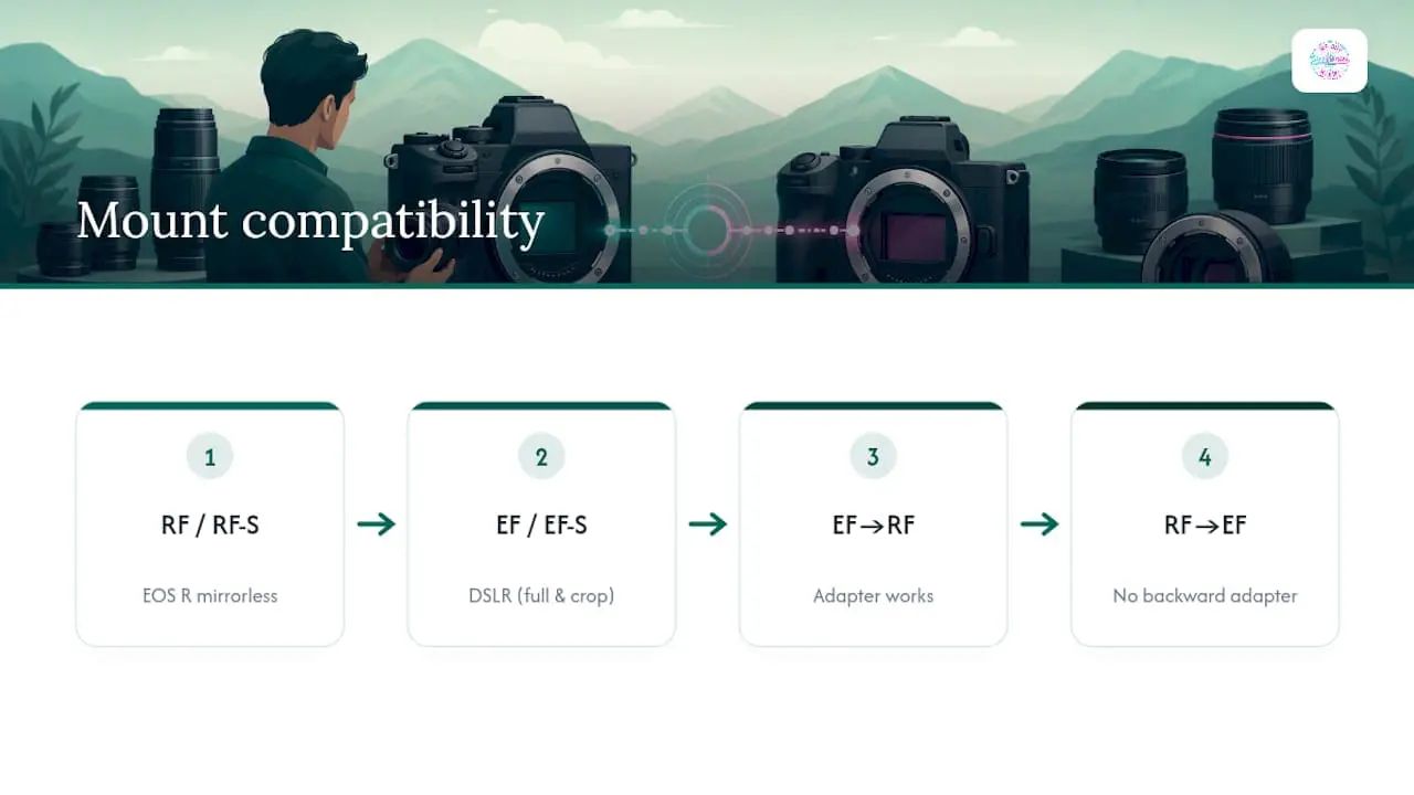 Lens mount compatibility and adapter pathways